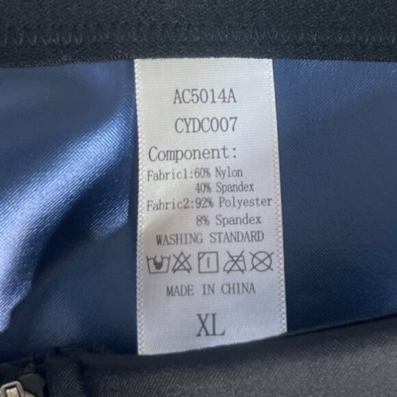 High Waist Slimmer Tights Thermo Sweat Sauna Womens XL Black New WOT - Picture 8 of 8